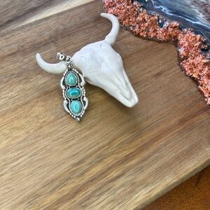 Sterling Silver Turquoise Pendant